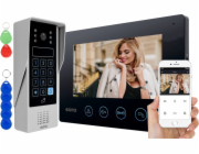 Eura Video-Intercom Eura VDP-90A3 Delta+ Black 7 '', Full HD, WiFi, 2 vstupy, šifry, čtenáře blízkost, AHD, Tuya