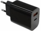 TB Touch  USB-C + USB-A černá nabíječka