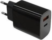 TB Touch  USB-C + USB-A černá nabíječka