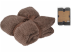 HOMESTYLING Deka fleece 130 x 170 cm PREMIUM hnědá KO-HZ1...