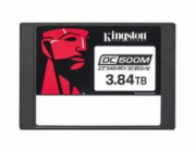 Kingston SSD DC600M 3840GB SATA III 2.5" 3D TLC (čtení/zápis: 560/530MBs; 94/59k IOPS; 1DWPD), Mixed-use