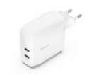 Belkin Wall Vharger  2xUSB-C 60W PD 3.1 white WCB010vfWH