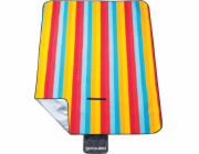 Spokey PICNIC GRAIN Pikniková deka s popruhem, 130 x 150 cm