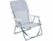 PROGARDEN Kempingová židle skládací PROGARDEN bílá / modrá KO-X44000350