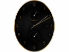 Nástěnné hodiny se zlatým rámem 35 x 27 cm KO-837362260