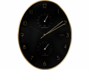 Nástěnné hodiny se zlatým rámem 35 x 27 cm KO-837362260