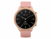 Garett Smartwatch Veronica zlatá, růžový řemínek