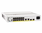 Cisco Catalyst 9200CX - Network Essentials - přepínač - kompaktní - L3 - řízený - 8 x 10/100/1000 (PoE+) + 2 x 1000Base-T + 2 x 10 Gigabit SFP+ (uplink) - Lze montovat do rozvaděče - PoE+ (240 W)