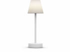 New Garden Lola Slim 30 Battery Table Lamp White