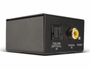 AV adaptér Lindy I/O Converter Toslink & Coaxial/na Phono DAC 70368 Lindy