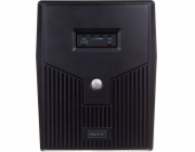 LED UPS Oneraber LED, 2000VA/1200W, 2x12V/9AH, AVR, 4xschuko, USB, RS232, RJ45 Pohotovostní napájení