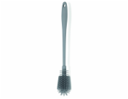Kartáč na čištění lahví SUSA 31 cm šedá KL-10057
