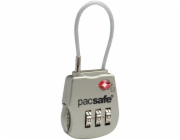 Pacsafe Prosafe 800 TSA Kabel Zahlenschloss Silver