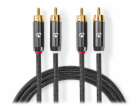 NEDIS PROFIGOLD stereo audio kabel/ 2x RCA zástrčka - 2x ...