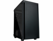 Zalman skříň T3 PLUS / mATX / 2 x 120 mm fan / 2xUSB 2.0 / USB 3.0 / tvrzené sklo / černá