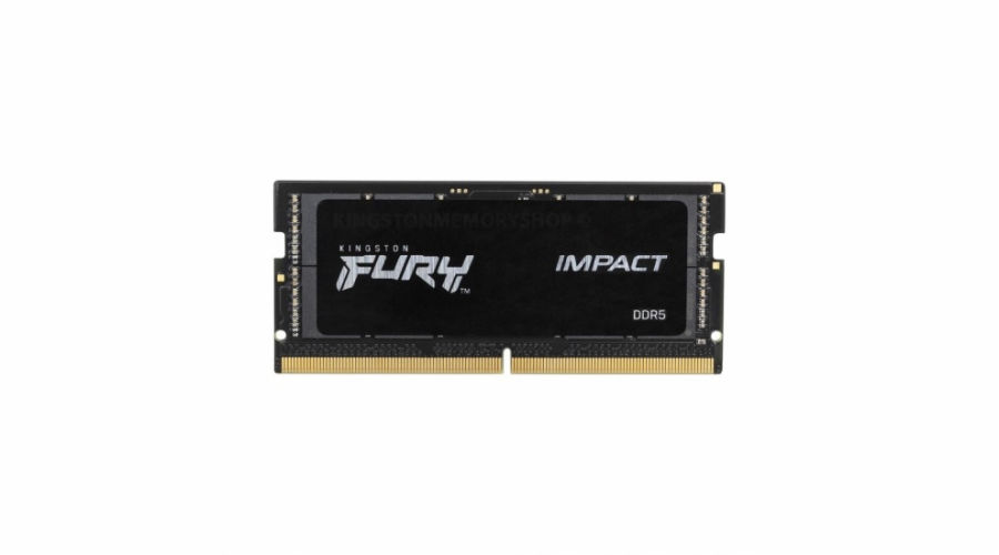 Kingston FURY Impact DDR5 16GB 6000MHz CL38 (1x16GB) KF560S38IB-16 Kingston FURY Impact/SO-DIMM DDR5/16GB/6000MHz/CL38/1x16GB/Black