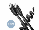 AXAGON BUCM-CM20TB, TWISTER kabel USB-C <-> USB-C, 1.1m, ...