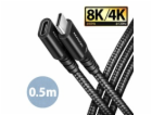 AXAGON BUCM32-CF05AB prodlužovací kabel USB-C (M) <-> USB...