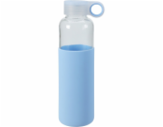 Láhev na nápoje skleněná s obalem 550 ml modrá KO-170487100modr