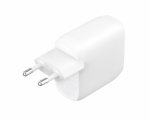 Belkin WCB010vfWH Belkin Duální 60W USB-C Power Delivery PPS nástěnná nabíječka, bílá