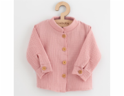 Kojenecká mušelínová košile New Baby Soft dress růžová Vel.62 (3-6m)
