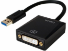 Adaptér LogiLink USB 3.0 na DVI černý (UA0232)
