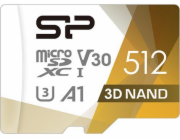 Silicon Power Superior Pro Colorful paměťová karta 512 GB MicroSDXC Třída 10 UHS-I + adaptér SD (SP512GBSTXDU3V20AB)