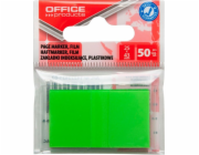 Kancelářské produkty KANCELÁŘSKÉ PRODUKTY indexovací záložky, PP, 25x43mm, 1x50 karet, přívěsek, zelená