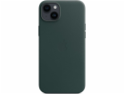Kožené pouzdro Apple iPhone 14 Plus, lesní zelená