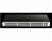 D-Link DGS-1210-52/ME/E 48-Port 10/100/1000BASE-T + 4-Port 1 Gbps SFP Ports Metro Ethernet