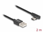 Delock Kabel USB 2.0 Typ-A samec na USB Type-C samec prav...