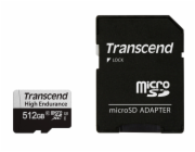 Transcend microSDXC UHS-I U1 512 GB TS512GUSD350V Transcend 512GB microSDXC 350V UHS-I U1 (Class 10) High Endurance paměťová karta, 95MB/s R, 45MB/s W