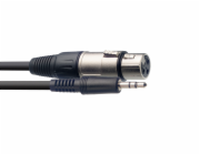 Stagg SAC3MPSXF, kabel XLR/mini JACK, 3m