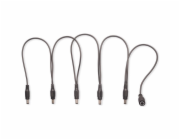 Stagg SPS-DC-5M1F, napájecí kabel pro pedálové efekty, 1x DC samec/5x DC samice