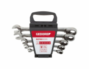 GEDORE red Combination Ratchet open-end Spanner Set  5-pieces