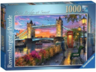 Puzzle 1000 prvků západ slunce nad mostem Tower