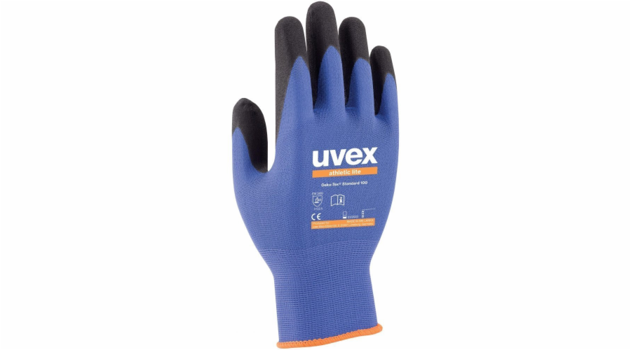 UVEX Rukavice Athletic lite vel. 9 /přesné práce /suché a mírne vlhké prostředí /vysoká citlivost /mikropěna