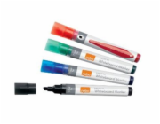 Nobo popisovače na tabule s širokým hrotem, 10 ks v balení, směs 4 berev