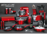 Mlýnek na pepř a sůl elektrický sada 2 ks Burgundy Metallic Line BH-7217