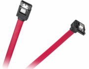 Kabel SATA přímá zástrčka - úhlová zástrčka 0,5m