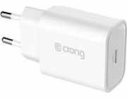 Nabíječka Crong Travel Charger 1x USB-C 3 A (CRG-TUSBC20-WHI)