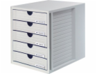HAN SET 5 HAN SYSTEM-BOX ZÁSUVKY A4 ŠEDÝ POLYSTYREN - HN1...