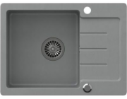 Steiner Johnny 116 Sink Stehingran Granite Grey 1-Chamber Z/O (60x44x18.5), se sifonem a plug nerezovou ocel