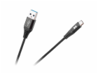 Kabel REBEL RB-6001-050-B USB/USB-C 0,5m Black