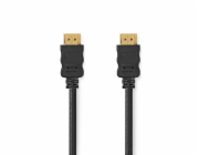 NEDIS High Speed HDMI 1.4 kabel s ethernetem/ 4K@30Hz/ zlacené konektory HDMI-HDMI/ černý/ bulk/ 5m