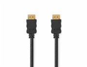 NEDIS High Speed HDMI 1.4 kabel s ethernetem/ 4K@30Hz/ zlacené konektory HDMI-HDMI/ černý/ bulk/ 7,5m