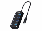 Geti USB rozbočovač 4x USB-A 3.0 GUH4AS se spínači