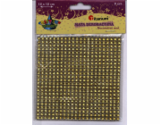 Titanum dekorativní rohož 12x12cm zlato 2 ks