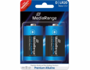 MediaRange Premium Alkalické baterie Mono D 1,5V blister 2ks/balení