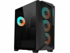 GIGABYTE C301 GLASS/Midi Tower/Transpar./Černá